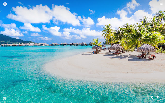 Bora Bora HD Wallpapers New Tab Theme