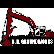 B.R Groundworks and landscaping Logo