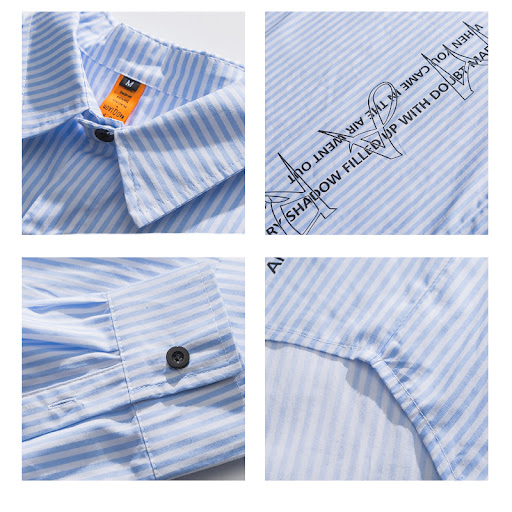 Title 3, Mens Street Loose Bf Style Casual Shirt. Relax...