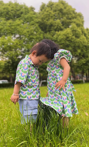 Title 4, Baby Flower Shirt Top Childrens Brother And Si...