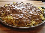 Beef Stroganoff Recipe - Low-Fat Beef Stroganoff Low Fat Recipe - Low Calorie Recipe was pinched from <a href="http://whatscookingamerica.net/Beef/BeefStroganoffLowFat.htm" target="_blank">whatscookingamerica.net.</a>