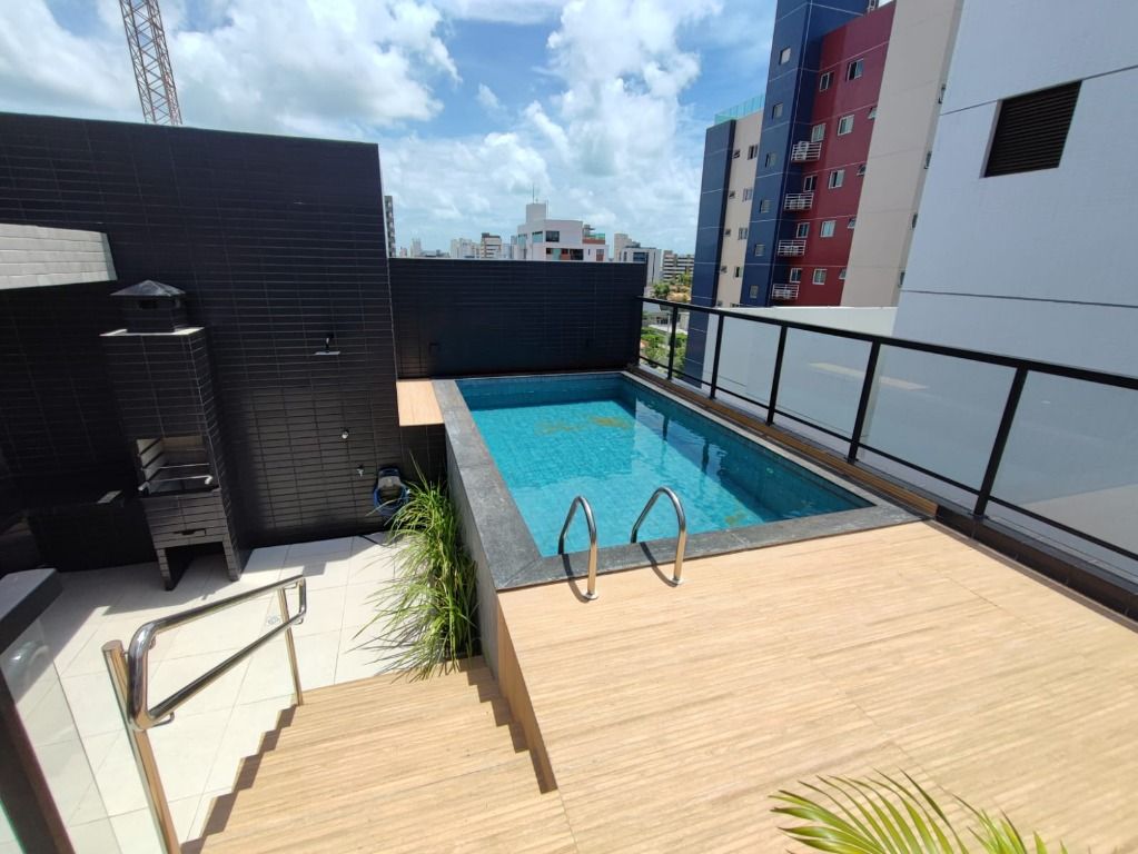 Apartamento com 1 dormitório para alugar, 30 m² por R$ 2.850,01/mês - Intermares - Cabedelo/PB