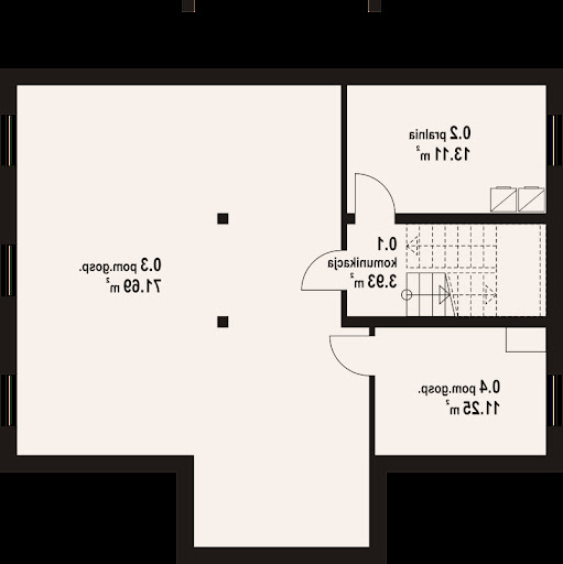 Bukowina 59 dw - Rzut piwnicy