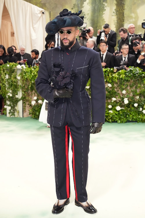 Rapper Bad Bunny attended the 2024 Met Gala in New York last night.