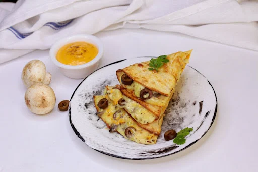 Mushroom, Olives & Cheese Quesadillas