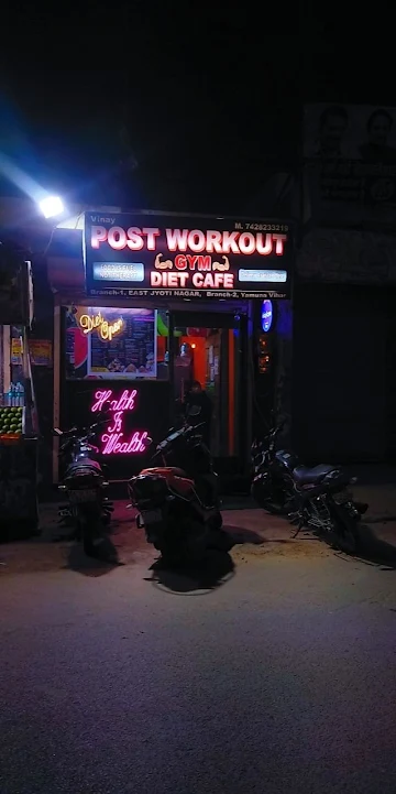 Post Workout Gym Diet Cafe menu 