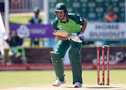 Janneman Malan of South Africa bats during the 2020 Momentum One Day International Series match between South Africa v Australia at Senwes Park, Potchefstroom on 07 March 2020.