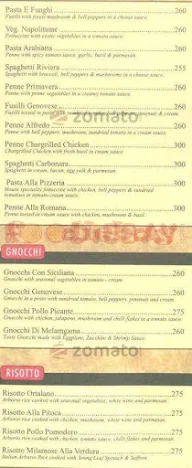 The Pizzeria And Pasta Bar menu 3