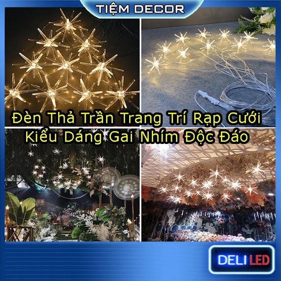 Đèn Led Trang Trí Hình Nhím𝗠𝗔𝗨 𝗠𝗢𝗜 𝟮𝟬𝟮𝟮 Đèn Trang Trí Tiệc Cưới, Thả Trần Đám Cưới, Decor Trang Trí Nhà Cửa