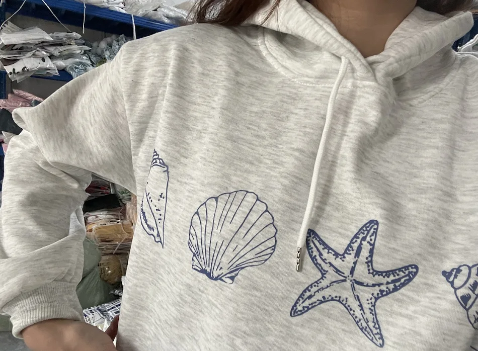 Dames casual drop-shoulder sweater met print, comfortabele stijl voor dagelijks gebruik, perfect voor relaxte en modieuze outfits.
