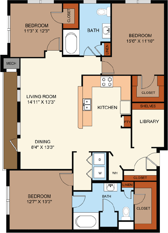 C1S Floorplan Diagram