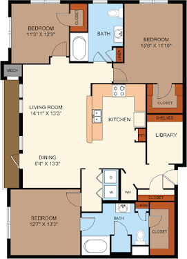 C1S Floorplan Diagram