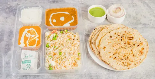 Tawa Butter Roti Thali