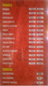 Gobind Dairy And Sweets menu 1