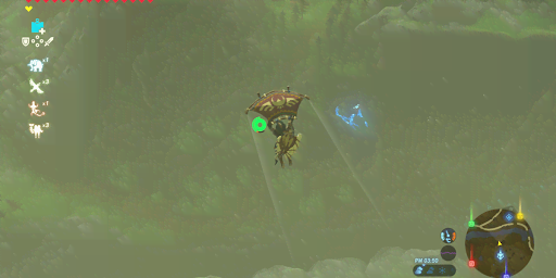 BotW_北に飛び降りる