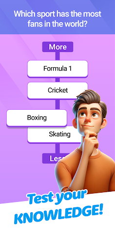 Screenshot LineTime: Sorting Trivia Quiz