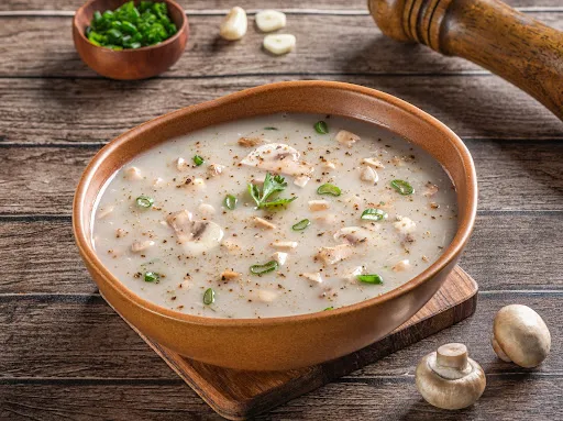 Roasted Garlic Mushroom Soup