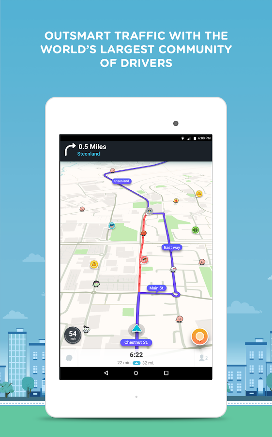 Map App Waze 