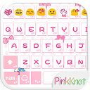 Baixar aplicação Pink Knot Emoji Keyboard Theme Instalar Mais recente APK Downloader