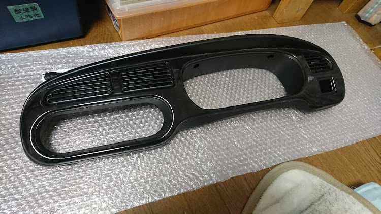ミラジーノの木目調塗装・黒木目・DIY・自己満足の世界・自家塗装 DIYに関するカスタム事例の投稿画像4枚目