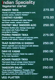 Madhuban menu 3