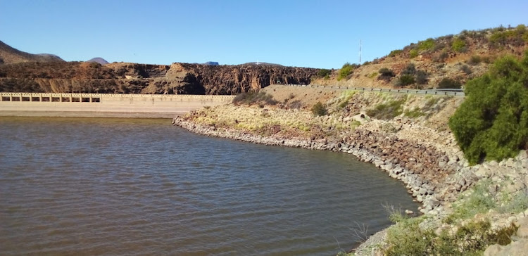 The Nqweba Dam which supplies Graaff-Reinet in the Eastern Cape is almost empty and, according to the department of water and sanitation, was just 7.1% full as of July 19.