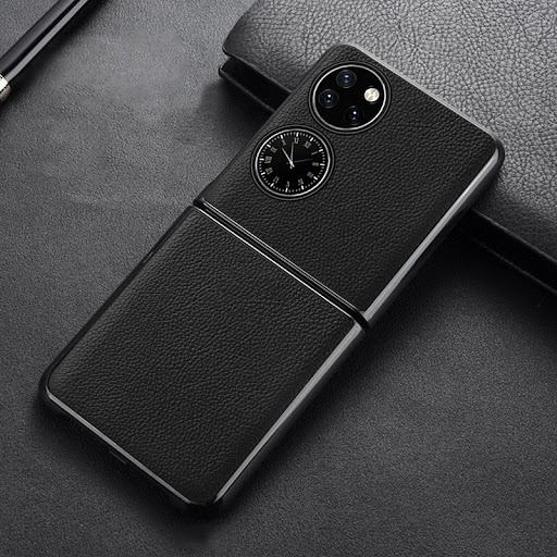 Title 5, Leather protective cover for P50pocket mobile p...