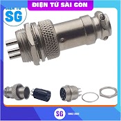 Đầu Nối Tròn Gx12 Đầu Đực - Đầu Cái / 2 - 3 - 4 - 5 - 6 - 7 Chân