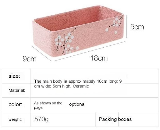 Title 10, Rectangular Chinese Style Ceramic Flower Pot fo...