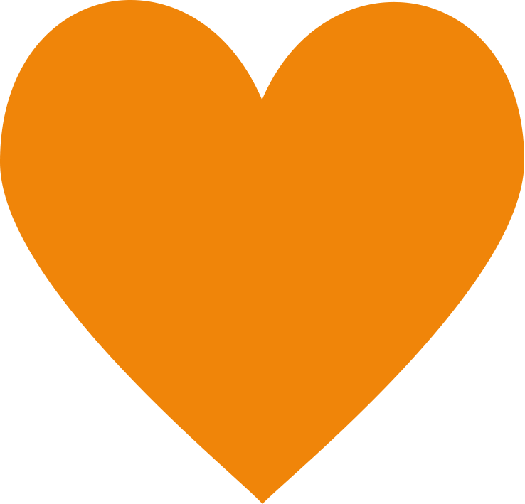 orange heart