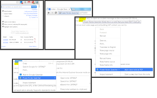 Power Notes Searcher for SAP