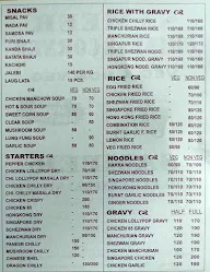 Royal Chinese & Snack Corner menu 1