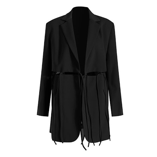 Title 2, Womens Solid Color Suit Coat Stylish Office W...