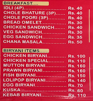 Deccan Aroma menu 2