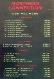 Northern Connection menu 6