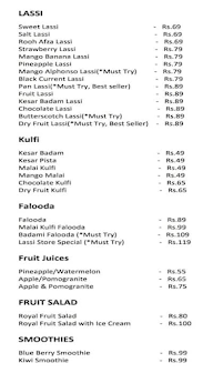 Lassi Store menu 3