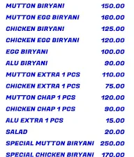 New Arsalan Biriyani menu 2