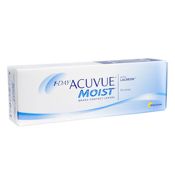 Lentes de Contacto 1 Day Acuvue Moist Reemplazo Diario Caja x 30 und  