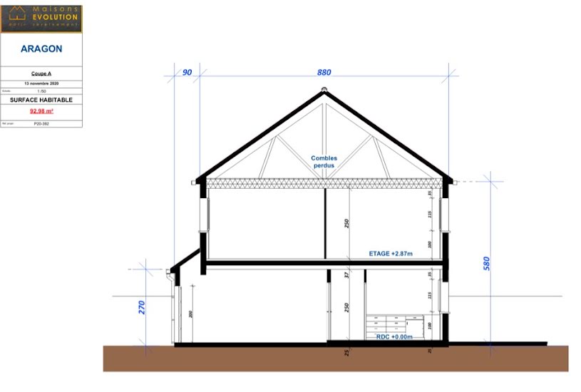  Vente Terrain + Maison - Terrain : 260m² - Maison : 90m² à Savigny-sur-Orge (91600) 