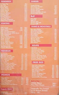 Sandwich Chat Cafe menu 2