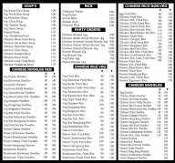 Bawarchi's Home Food menu 1