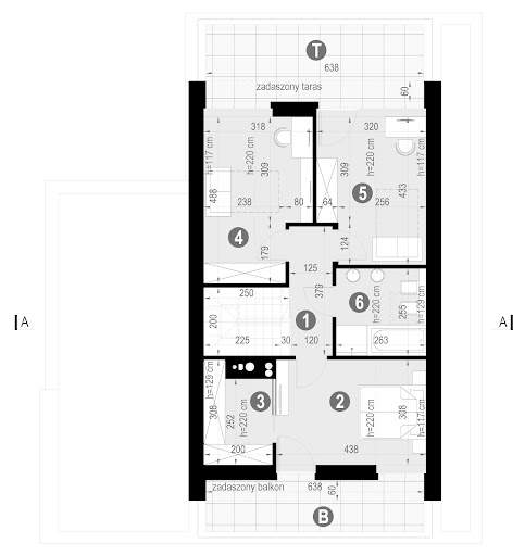 New House 753 G1 - Rzut poddasza