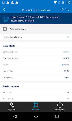 Intel® ARK (Product Specs)