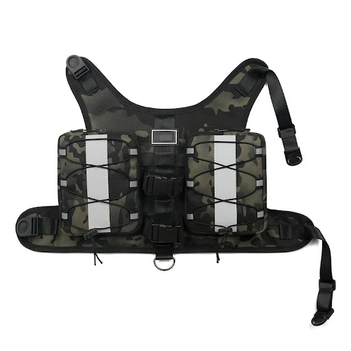 Pet Dog Chest Backpack Carrier Camouflage Portable Dog Leash Bag Supplies Puppy Collar Harness Accessories for Outdoor T