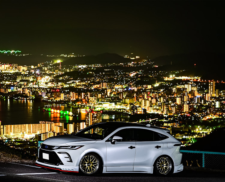 ハリアーのお盆休みの思い出・滋賀ツーリング・比叡山ドライブウェイ・夜景と愛車に関するカスタム事例の投稿画像1枚目
