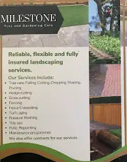 Milestone Tree & Gardening Care Logo