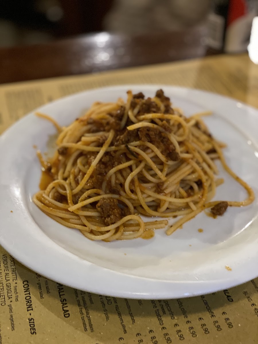 Gluten-Free Pasta at Osteria de' Peccatori