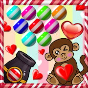 Bubble Monkey Valentine Day  Icon