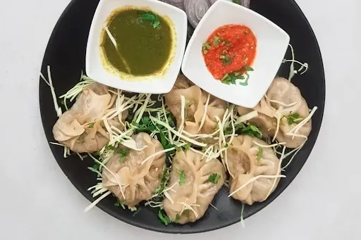 Soya Steamed Momos With Frooti Soft Beverage [125 Ml]