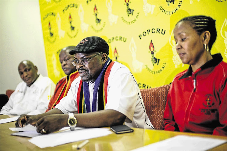 Popcru general secretary Nkosinathi Theledi said the union was angry at not receiving responses from the departments of justice and correctional services and transport concerning its members’ concerns.